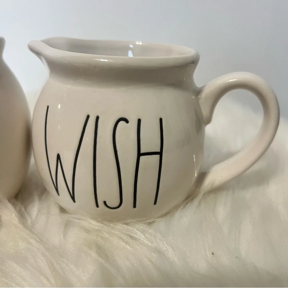 Rae Dunn Joy Wish Cream and Sugar Set New House Decor Kitchen Coffee
